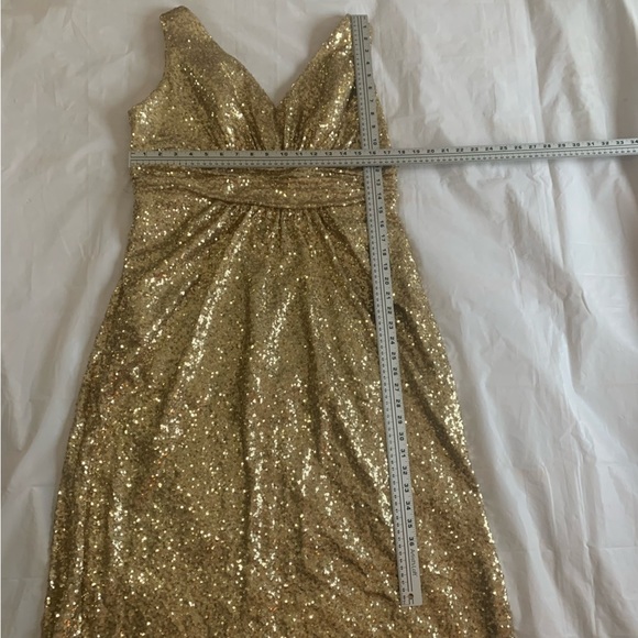 Custom  made gold dress womans - Picture 10 of 12